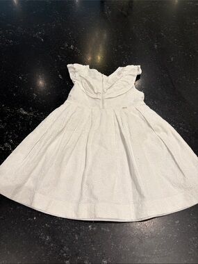 Mayoral - White Eyelet Girls' Dress 4T